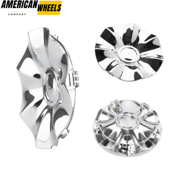 2008-2010 Chrysler Town and Country Wheel Center Caps #04721717AA #4721717AA 4pcs 168mm 6 10/16in - 20274236 - Image 2