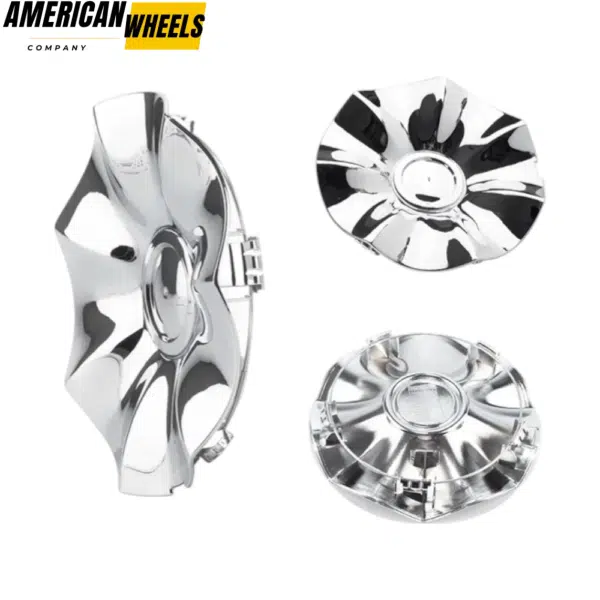 2008-2010 Chrysler Town and Country Wheel Center Caps #04721717AA #4721717AA 4pcs 168mm 6 10/16in - 20274236 - Image 2