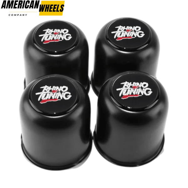 3.74in Stainless Push Through Trailer Wheel Center Caps for 3.74" Bore 3.9" Tall Truck RV Rims - 20274343 - Image 2