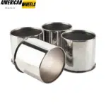 5.15in Stainless Steel Opened End Push Thru Trailer Center Caps for 5.15" Center Bore - 20274315 - Image 3