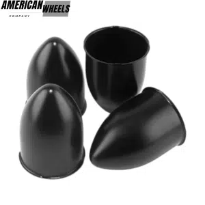 80mm 3.15in Trailer Pointed Push Through Center Caps for 3.15" Truck Rims Bore - 20274335