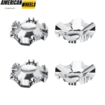 2017-2019 Chevy Tahoe Wheel Rim Center Caps #23217261 #84128121 203mm 8in - 20274246 - Image 2