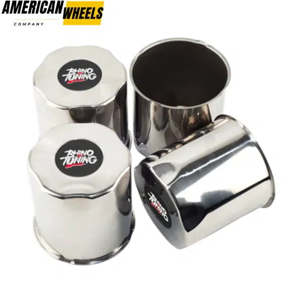 108mm 4.25in Stainless Steel Push Through Center Cap for 4.25" Bore 4.17" Tall Truck Hub Caps - 20274347=[74337+20970] - Image 5