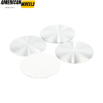 RhinoTuning 4pcs 65mm Curved Surface Wheel Center Caps Sticker Aluminum Decal - 20213709 - Image 2