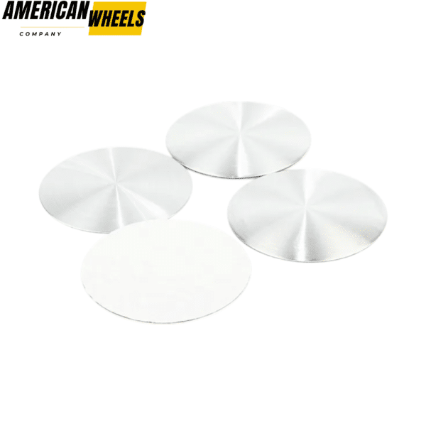RhinoTuning 4pcs 65mm Curved Surface Wheel Center Caps Sticker Aluminum Decal - 20213709 - Image 2