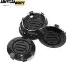 4pcs Wheel Center Caps and 25pcs Lug Nut Covers Sets for Tesla Cybertruck - 20250003BK=[20274175x4+23112227MBx25] - Image 2