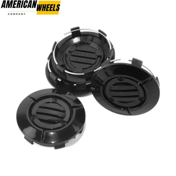 4pcs Wheel Center Caps and 25pcs Lug Nut Covers Sets for Tesla Cybertruck - 20250003BK=[20274175x4+23112227MBx25] - Image 2