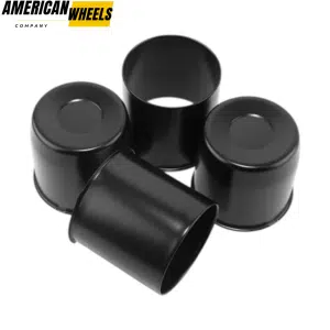 2x Closed and 2x Open End 4.25 Stainless Steel Center Cap for Trailer Rims - 20274336MB=[74332MB+74333MB]x2