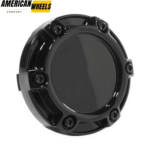 OD: 76.5mm 3in ID: 73mm 2.88in Universal Wheel Center Caps Black 4pcs - 20274255 - Image 2