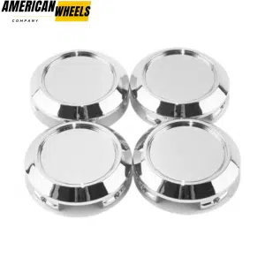 Chrome Universal Wheel Center Hub Caps OD: 64.3mm 2.53in ID: 60mm 2.36in - 20260015CH