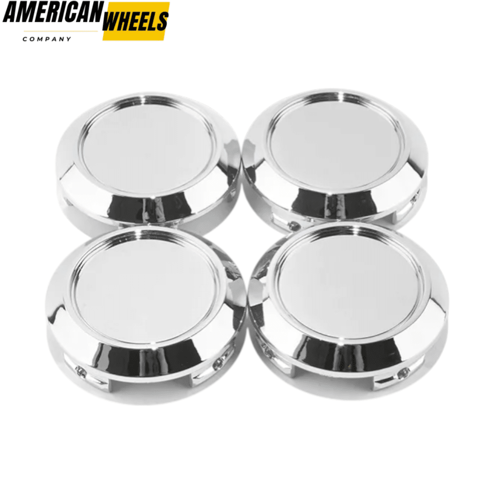 71967572-8113-4f62-863c-7384b0e35686 Chrome Universal Wheel Center Hub Caps OD: 64.3mm 2.53in ID: 60mm 2.36in - 20260015CH - Image 1