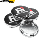 Subaru Impreza Honda Accord Enkei Wrest RTX Wheels Center Caps 59mm 2 5/16in 4pcs - 63004=[13779+71013]x4