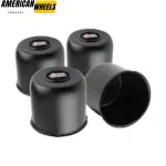 4.88in Stainless Push Through Center Caps for 4.88in Bore 4.37in Tall Truck Rims  - 20274340=[74303+20970] - Image 2