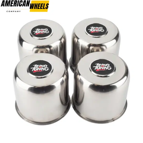 4.88in Stainless Push Through Center Caps for 4.88in Bore 4.37in Tall Truck Rims  - 20274340=[74303+20970] - Image 6