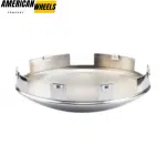 1pc 8.9in Semi Truck Dome 6 Notches Front Hub Cap Trailer Center Axle Cover - 20274123CH - Image 3