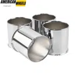 Stainless Open-End 4.25 Push Through Center Caps for 4.25in Trailer/Truck Rims Center Bore - 20274332 - Image 2