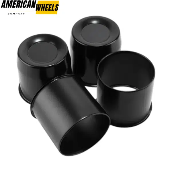 5.15in Push Through Center Caps Stainless Steel 2x Closed 2x Open End Hub Caps - 20274326=[74308+74315]x2 - Image 3