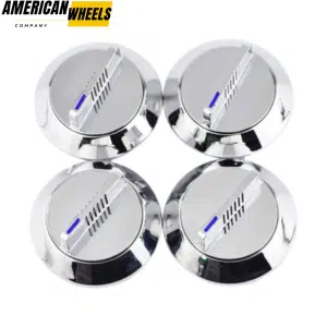 4pcs 70mm 2.75in Wheel Center Hub Caps with Switch Decal for XXR 527 Akita Work Wheels - 14538[13811CH+14503]x4