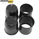 81mm 3.19" Stainless Steel Push Through Center Caps 2x Closed 2x Open End for Truck Rims - 74346MB=[74334MB+74327MB]x2 - Image 2