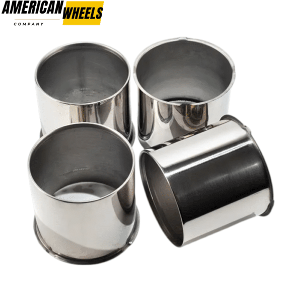 5.15in Stainless Steel Opened End Push Thru Trailer Center Caps for 5.15" Center Bore - 20274315 - Image 2