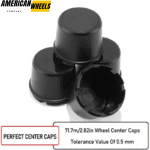 4pcs 72mm 2.82in Wheel Center Caps ID: 67mm 2.64in Center Hub Caps - 20260016MB[60014MB+13707]x4 - Image 2