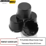 4pcs 72mm 2.82in Wheel Center Caps ID: 67mm 2.64in Center Hub Caps - 20260016MB[60014MB+13707]x4 - Image 2
