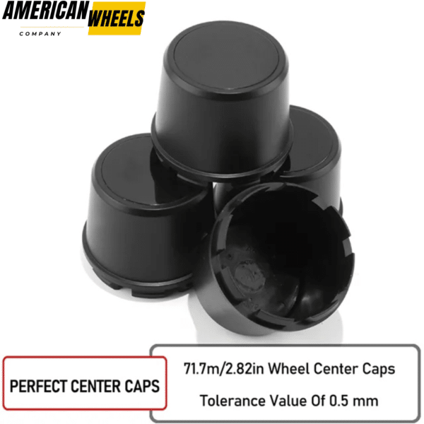 4pcs 72mm 2.82in Wheel Center Caps ID: 67mm 2.64in Center Hub Caps - 20260016MB[60014MB+13707]x4 - Image 2