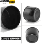 125mm 4.92in Trailer Stainless Steel Center Caps for 4.92" Bore 3.54" Tall Truck Rims - 20274328 - Image 6