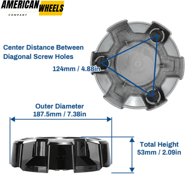 Chevrolet Silverado 1500 Truck 6 Lug Wheel Center Cap #84173372 #23378301 188mm 7.38in - 20274244 - Image 6