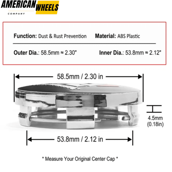 Subaru Impreza Honda Accord Enkei Wrest RTX Wheels Center Caps 59mm 2 5/16in 4pcs - 63004=[13779+71013]x4 - Image 3