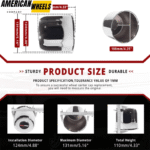 124mm 4.88in Chrome Push Thru Center Hub Caps Removable Top Cap 4pcs - 20263013CH [74073+71012] - Image 2