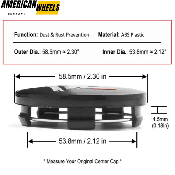Subaru Impreza Honda Accord Enkei Wrest RTX Wheels Center Caps 59mm 2 5/16in 4pcs - 63004=[13779+71013]x4 - Image 4