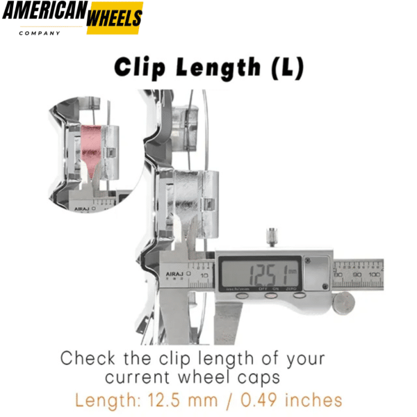 200mm 7.87in Wheels Center Caps for Chevrolet Silverado 1500 20" 10 Spoke Rims #22871243 - 20290012CH - Image 6