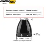 83mm Wheel Center Caps for 3.22" / 3.25" Wheel Bore #1303 - 20260002 - Image 6