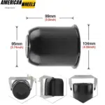 95mm 3.74in Push Through Center Caps for 3.74" Bore Rims Stainless Steel Center Hub cap - 20274323 - Image 8