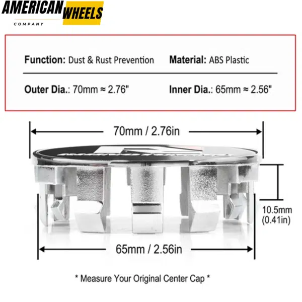 NISSAN Armada Frontier Titan Xterra Wheel Center Caps #40342-EA210 70mm 2 3/4in 4pcs - 20263001=[14446+71015]x4 - Image 4