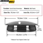 4pcs 76mm 3in for Ford F150 Expedition Wheel Center Caps #2L34-1A096 - 20272038 - Image 5