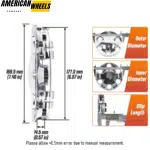 Toyota Tundra Tacoma Sequoia Wheel Center Caps #42603-0C30 4pcs or 1pc 190mm 7 7/16in - 20274240 - Image 5