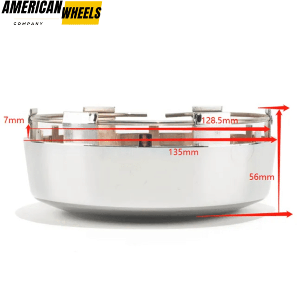 4pcs 135mm 5 5/16in for SOTA Offroad 8 Lug Wheel Rim Center Cap #A608F-1 - 20274229CHx4 - Image 4