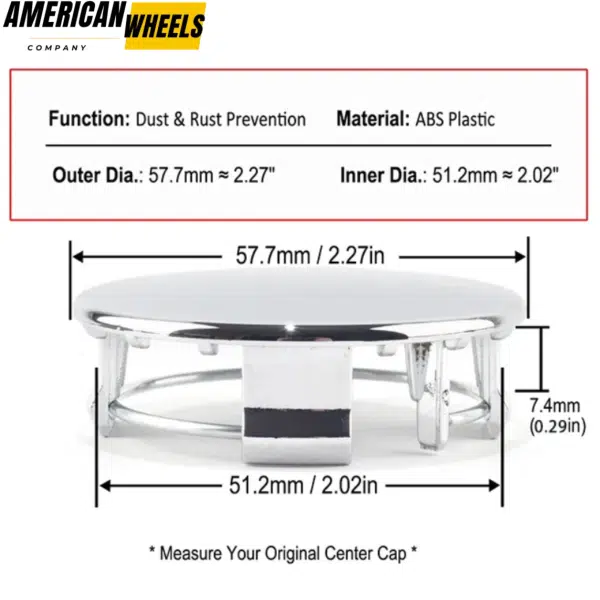 2012-2020 Tesla Model S/X/3 Wheel Center Caps #6005879-04-A 4pcs 58mm 2.27in - 20272036 - Image 7