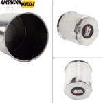 108mm 4.25in Stainless Steel Push Through Center Cap for 4.25" Bore 4.17" Tall Truck Hub Caps - 20274347=[74337+20970] - Image 7