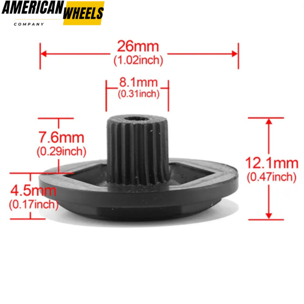 80pcs 26mm Wheel Rim Lip Rivets Nuts for 8.1mm Hole Pro Comp Alloys Series 31 Wheel - 20237001 - Image 4