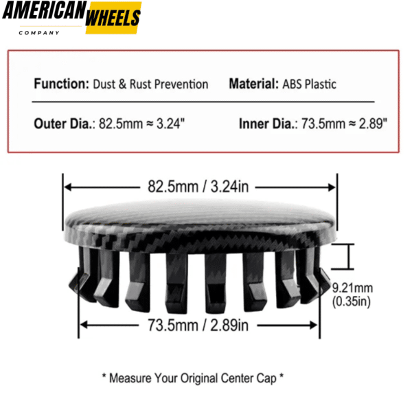 4pcs 82.5mm 3.25in for GMC Sierra 1500 Chevy Tahoe Center Caps #22837060 - 20214676 - Image 8