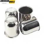 95mm 3.74in Push Through Center Caps for 3.74" Bore Rims Stainless Steel Center Hub cap - 20274323 - Image 6
