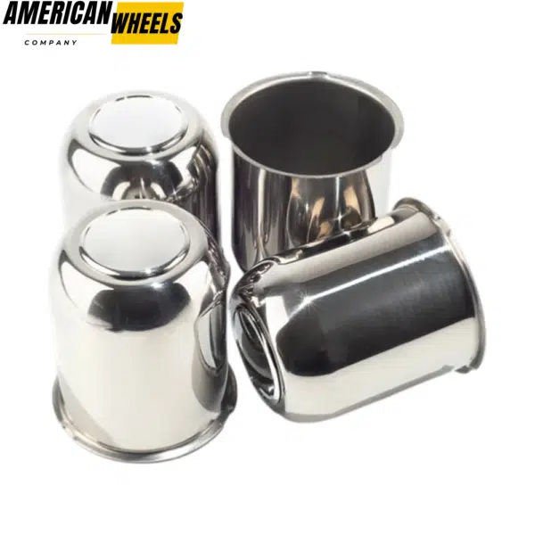 95mm 3.74in Push Through Center Caps for 3.74" Bore Rims Stainless Steel Center Hub cap - 20274323 - Image 6