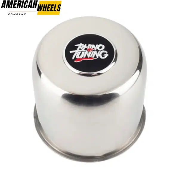 4.88in Stainless Push Through Center Caps for 4.88in Bore 4.37in Tall Truck Rims  - 20274340=[74303+20970] - Image 8