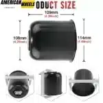 Stainless 4.25 Push Through Center Caps Removable Top Cap Trailer Center Caps - 20274341=[74311+20970] - Image 9