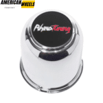 81mm 3.19in Trailer Push Through Center Caps for 3.19" Rims Center Bore 3.5" Tall - 20263009CH=[74071+71012] - Image 2