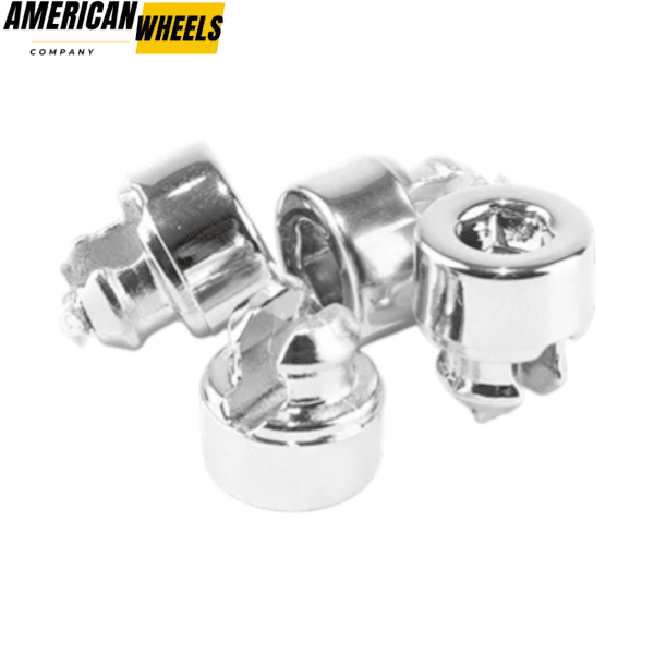 100pcs 9.7mm Universal Chrome Wheel Rivets Nuts for 7.2mm Hole Plastic Nuts - 23112226CH - Image 4
