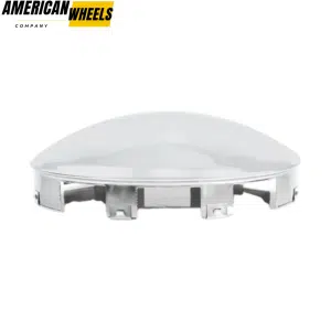 1pc 8.9in Semi Truck Dome 6 Notches Front Hub Cap Trailer Center Axle Cover - 20274123CH